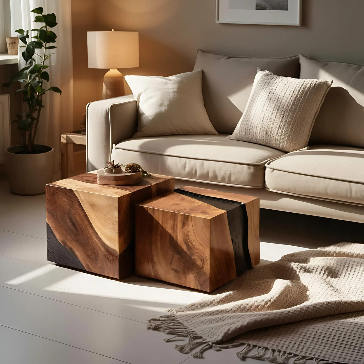 Cube Minimal Coffee Table