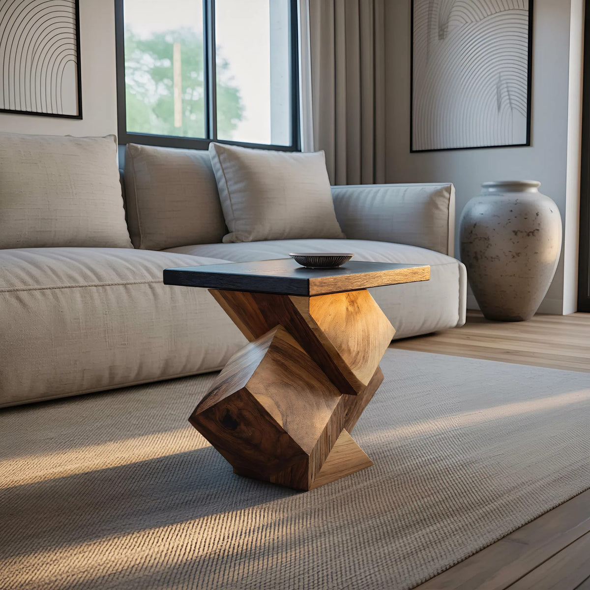 Live Edge Side Nightstand
