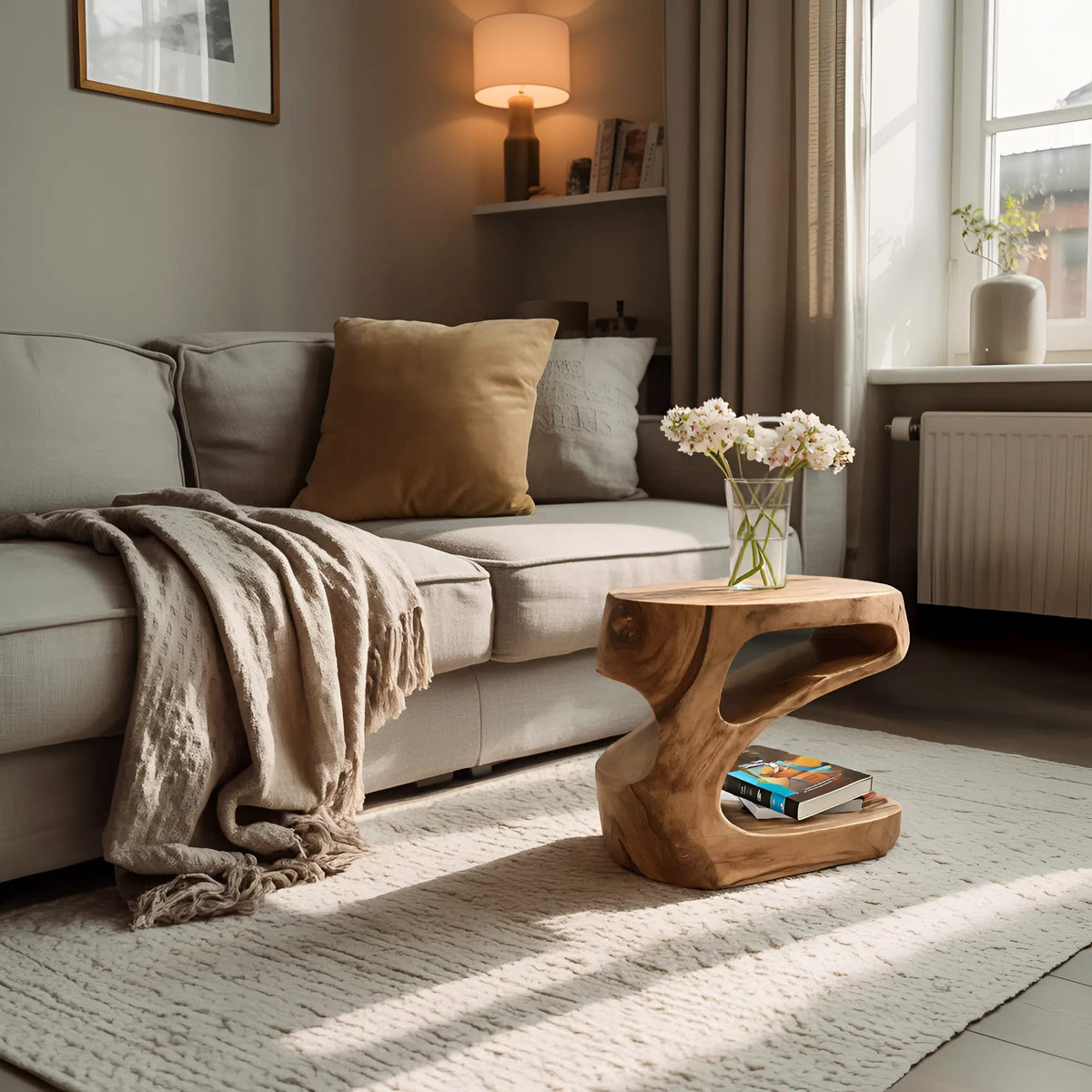 Side Storage Nightstand