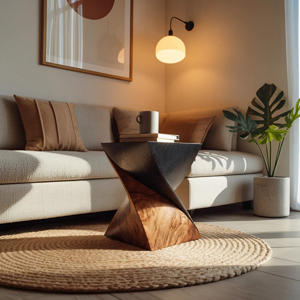 Artistic Sculptural Side Table