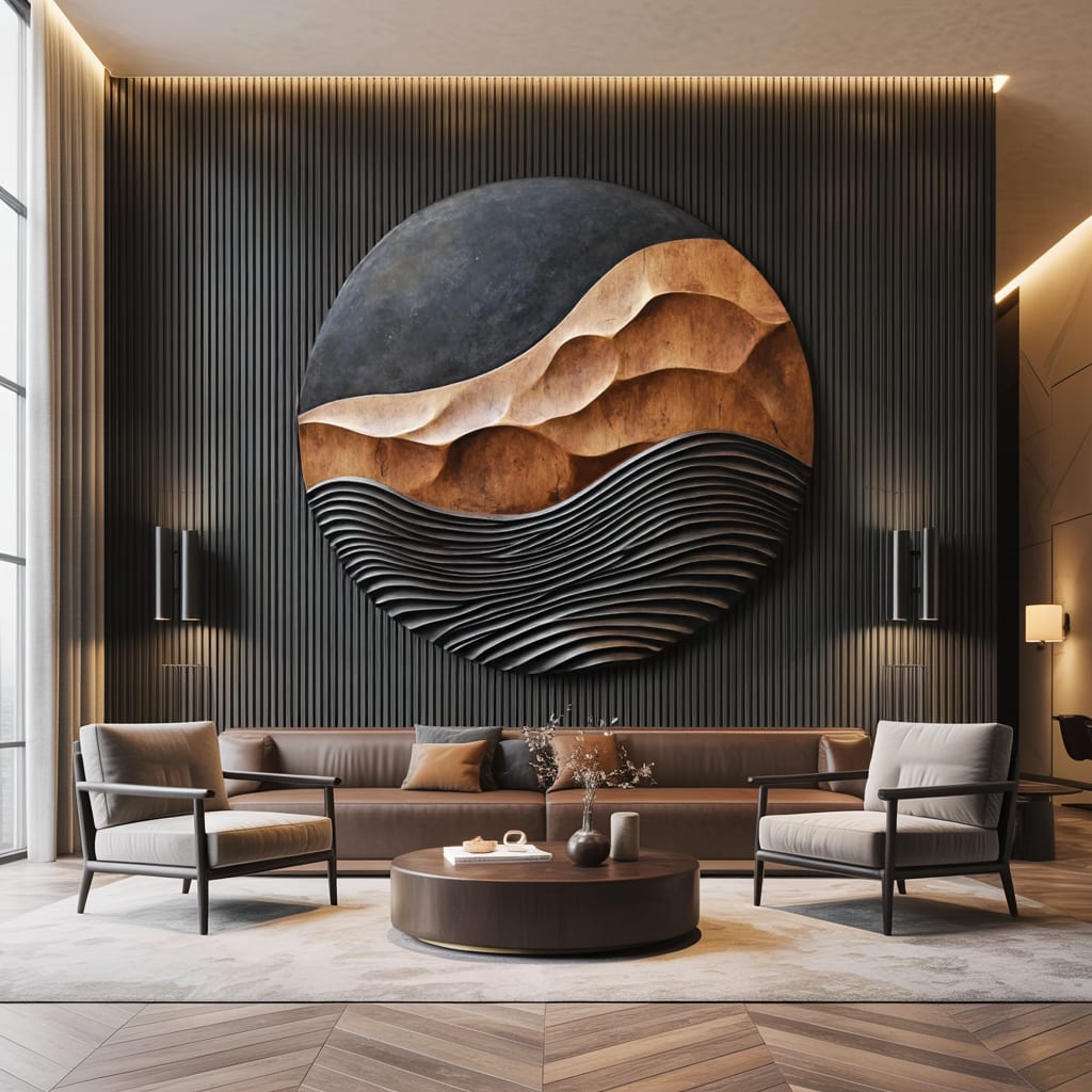 Reclaimed Slices Wall Art