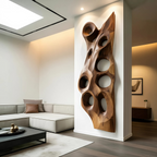 Organic Sculptural Wall Art, solid wood, built to order, view 3