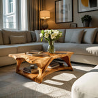 Live Edge Legs Coffee Table