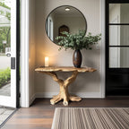 Live Edge Solid Sofa Console Table