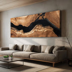 Handcrafted Rectangular Wall Art, solid wood, built to order