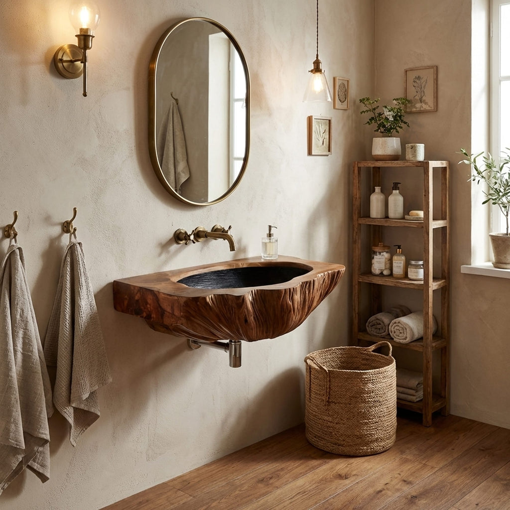 Mid Century Floating Wash Vanity