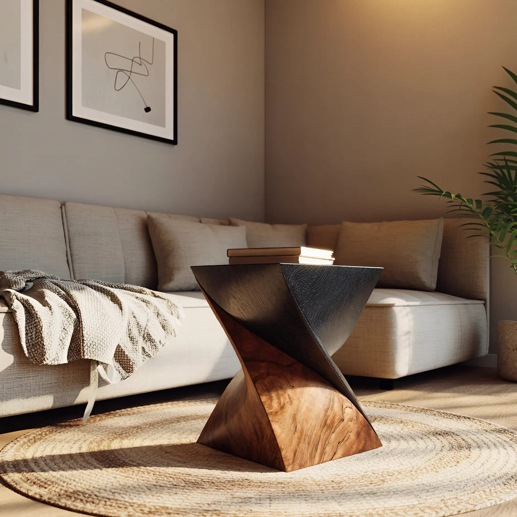 Artistic Sculptural Side Table