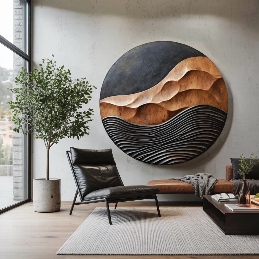 Reclaimed Slices Wall Art