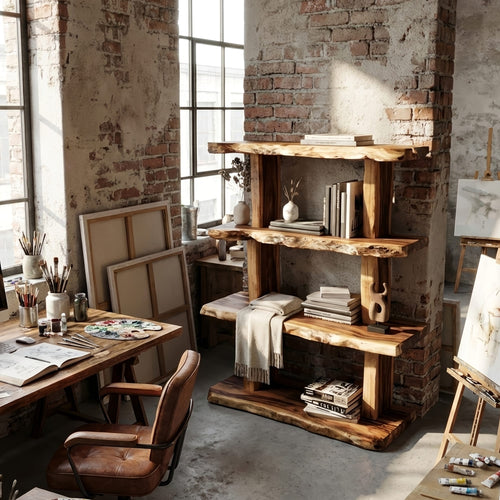 Contemporary Solid Bookshelf