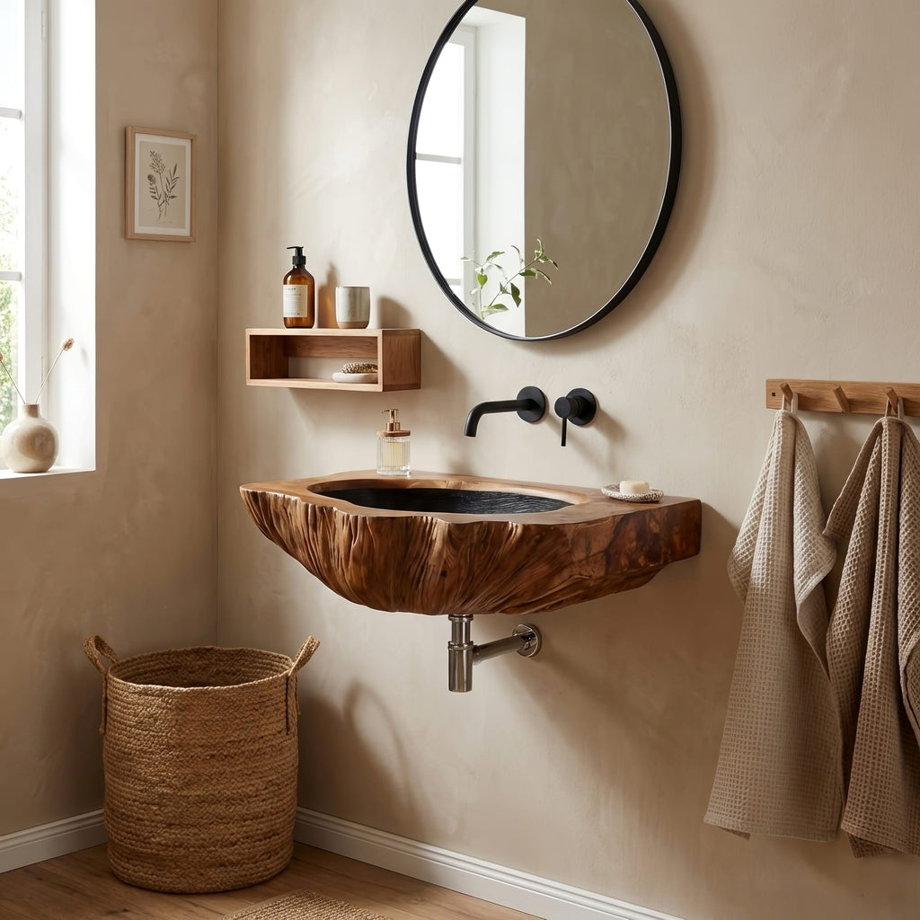 Mid Century Floating Wash Vanity