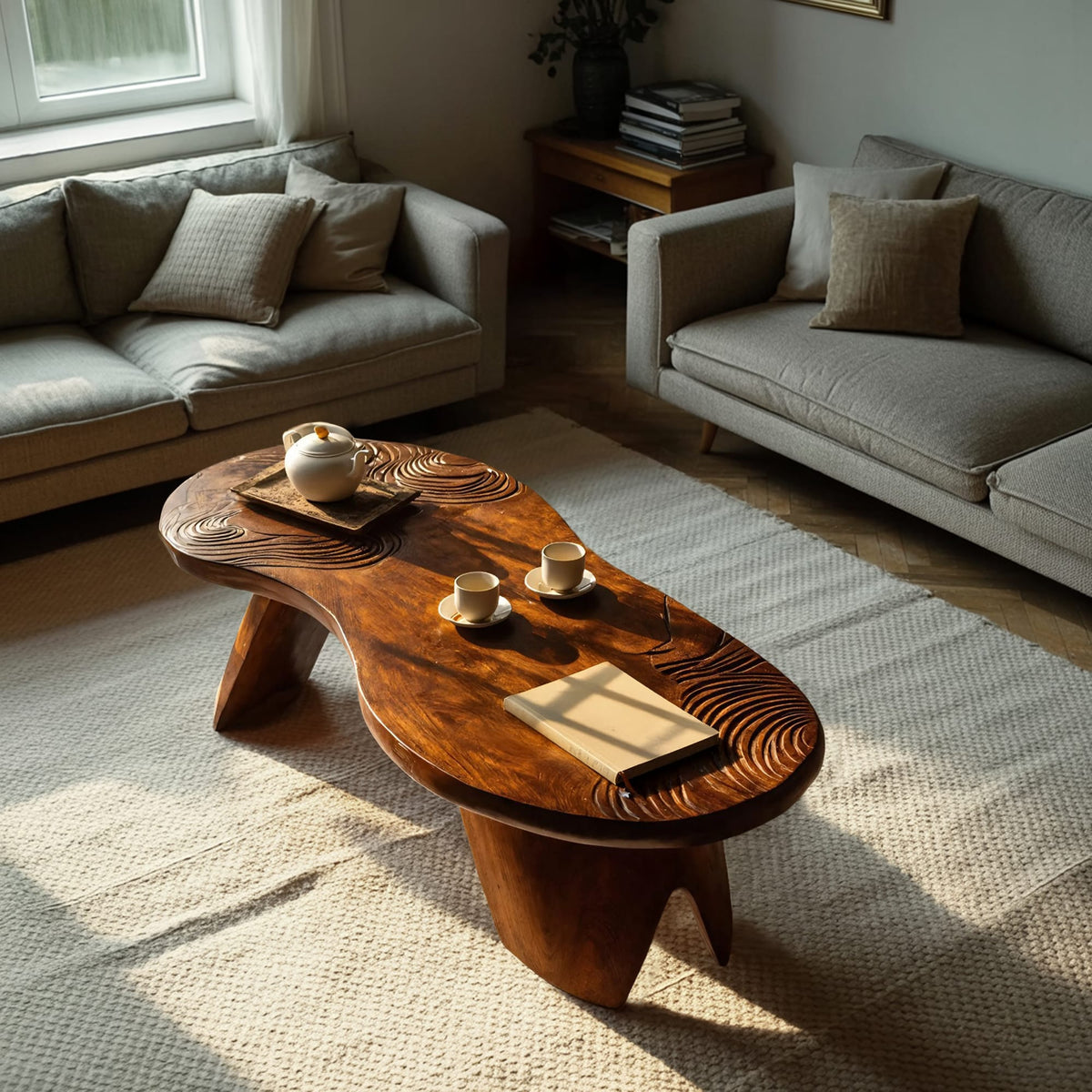 Irregular Live Edge Coffee Table