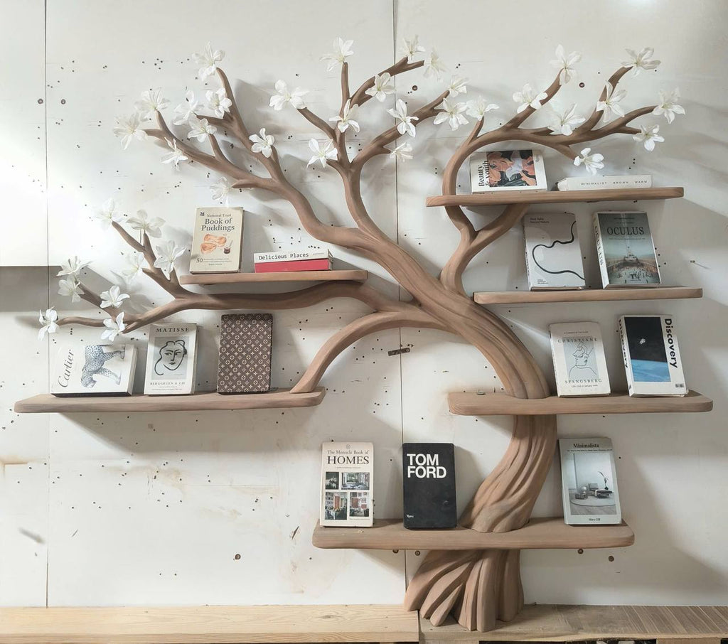 Organic Sculptural Branch Tree Bookshelf