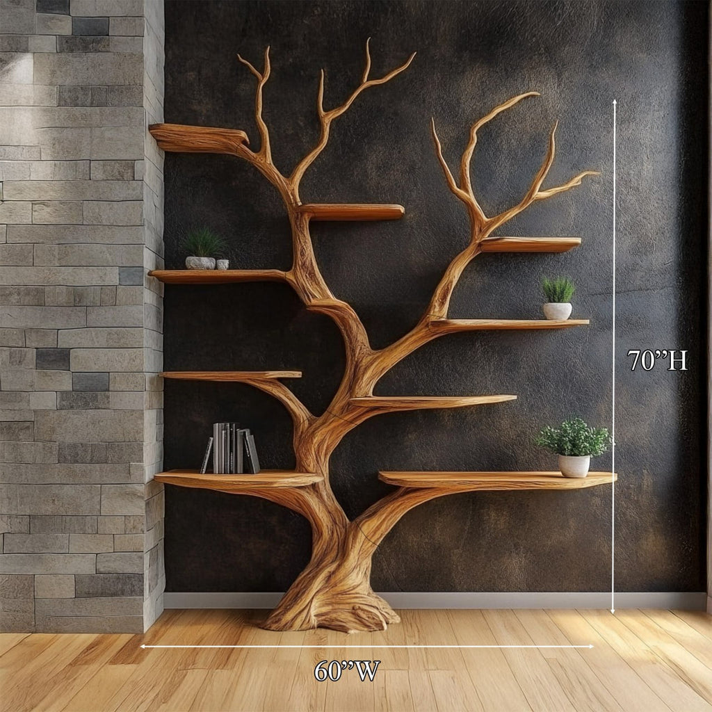 Tree Shelf Solid Driftwood Gift, solid wood, built to order