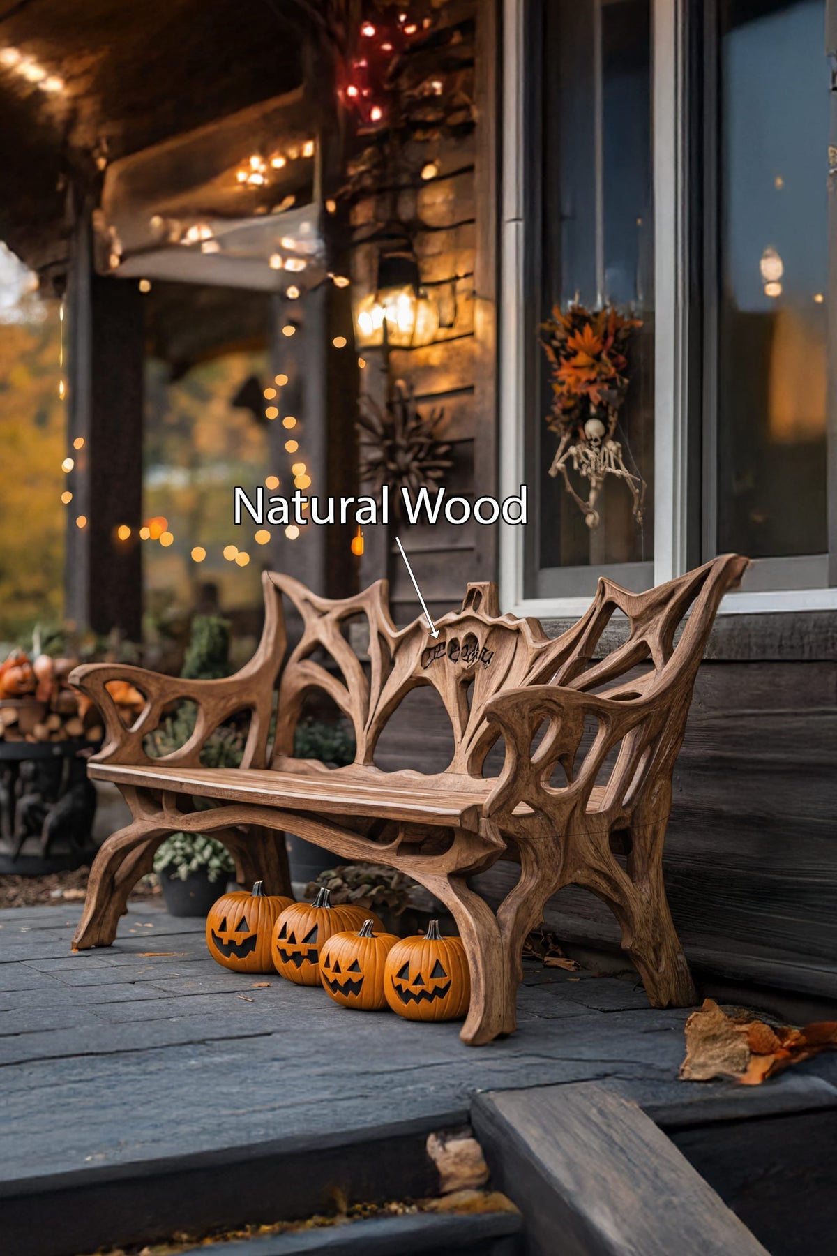 Live Edge Deck Bench