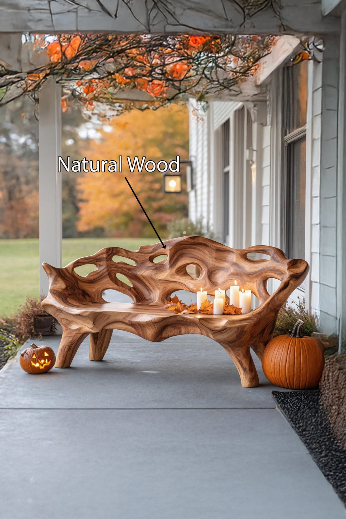 Live Edge Bench