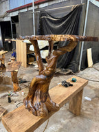 Handmade Console Table Driftwood Table, solid wood, built to order