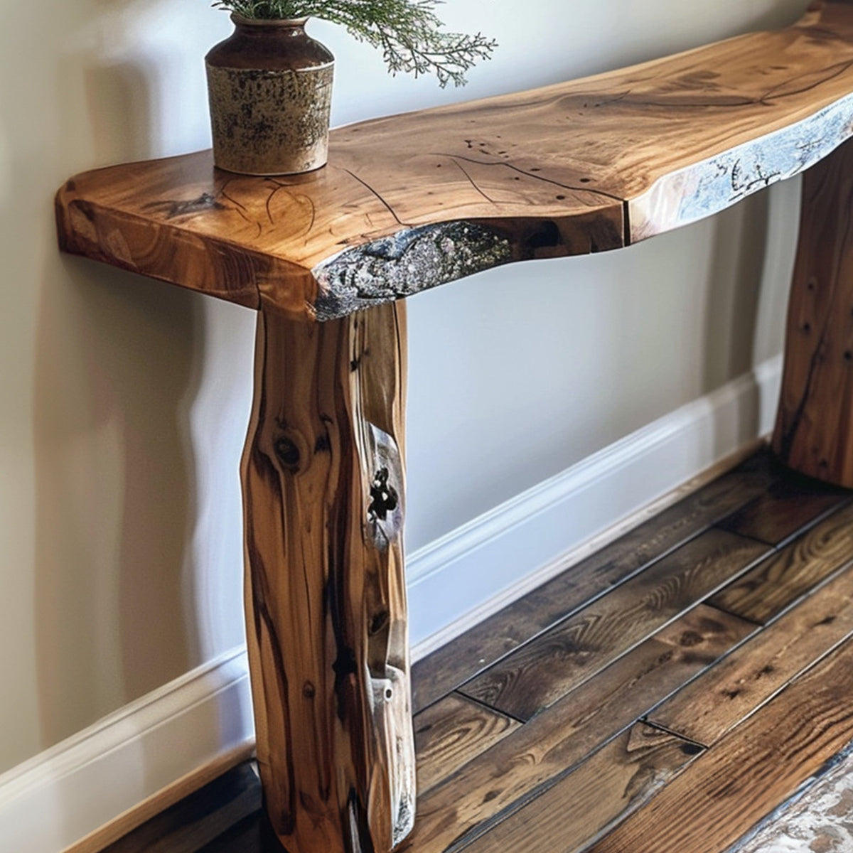 Side Dark Console Table