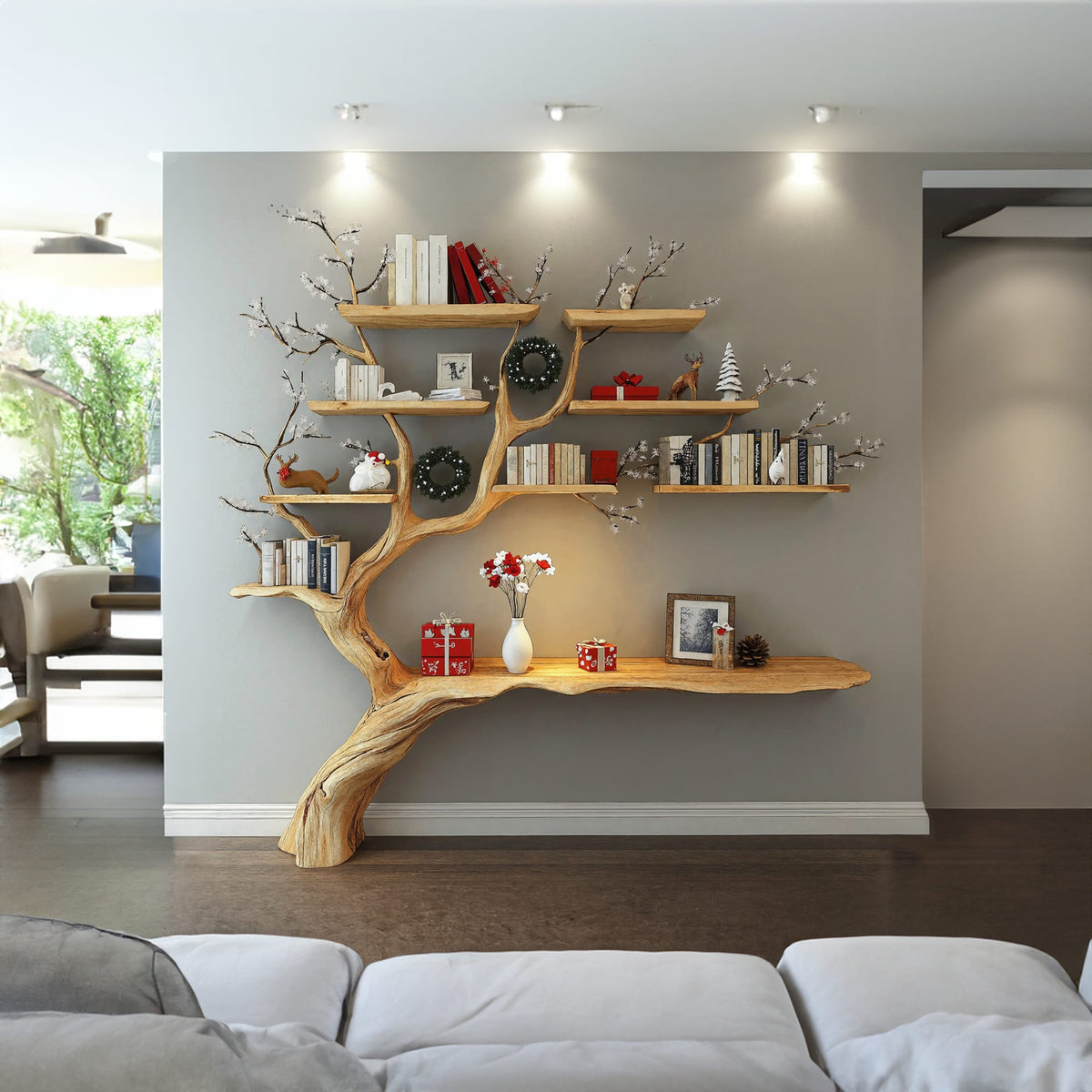 Solid Branch Console Table