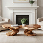 Farmhouse Coffee Table Antique Look, solid wood, built to order