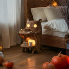 Solid Storage Nightstand