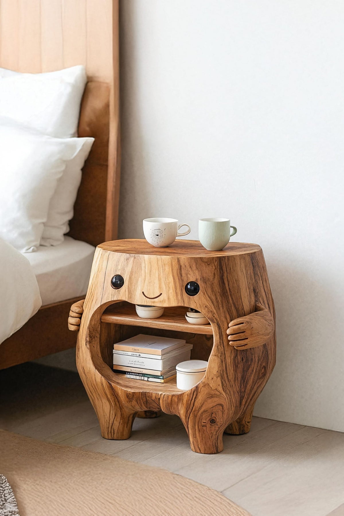 Storage Organization Nightstand