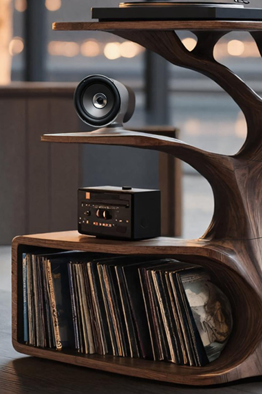 Player Audio Record Stand