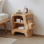 Handcrafted Nightstand, solid wood, built to order