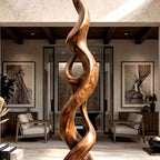Abstract Sculpture - solid wood solid wood piece, made to order by Rootelier
