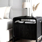 Open Frame Nightstand - solid wood solid wood piece, view 4