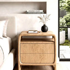 Open Frame Nightstand - solid wood solid wood piece, view 5