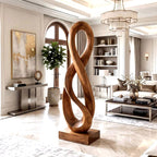 Infinity Form Sculpture - solid wood solid wood piece, view 2