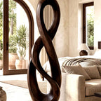 Infinity Form Sculpture - solid wood solid wood piece, view 7