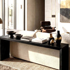 Slim Console Table - solid wood console table, view 4