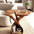 Branch Form Side Table - solid wood side table, view 2
