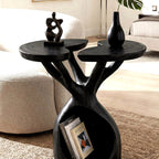 Branch Form Side Table - solid wood side table, view 4