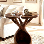 Branch Form Side Table - solid wood side table, view 6