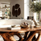 Open Loop Coffee Table - solid wood coffee table, view 7
