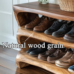 Handmade Hallway Bench Shoe Rack Livingroom Furniture, solid wood, built to order