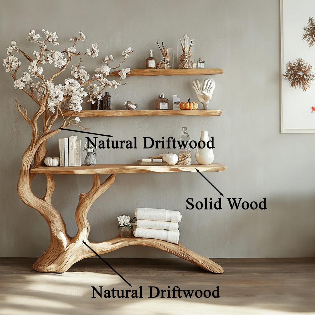 Handmade Console Table Wall Mounted Table, solid wood, built to order