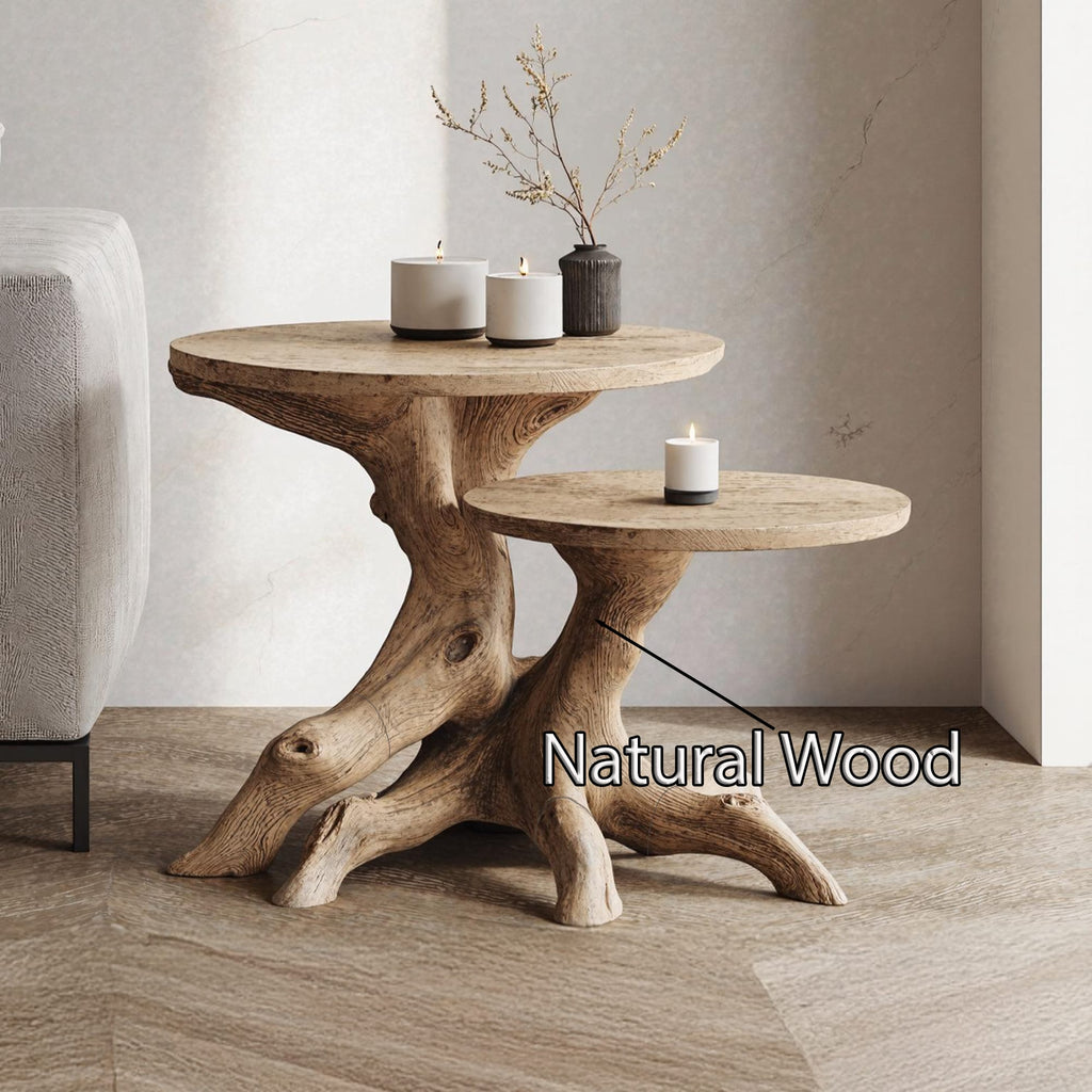 Mid Century Solid End Table, solid wood, built to order