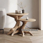 Mid Century Solid End Table, solid wood, built to order