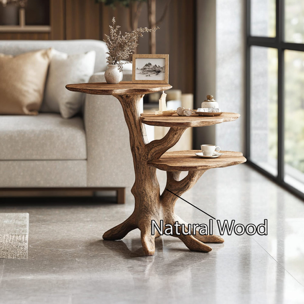Handcrafted End Table Living, solid wood, built to order