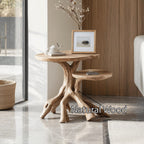 Farmhouse Live Edge End Table Entryway Table, solid wood, built to order