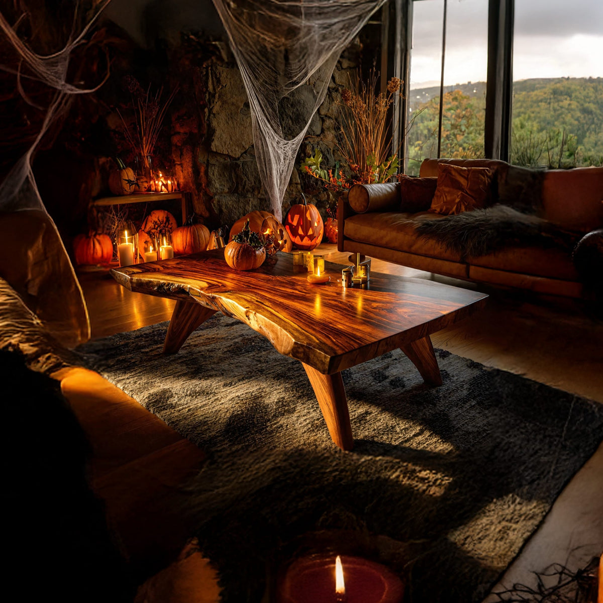 Solid Pumpkin Coffee Table