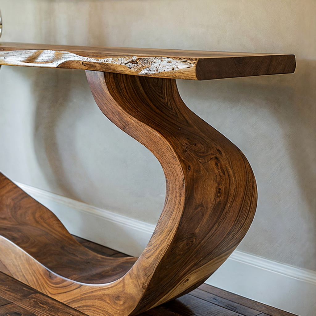Handcraft Entryway Table Decor, solid wood, built to order