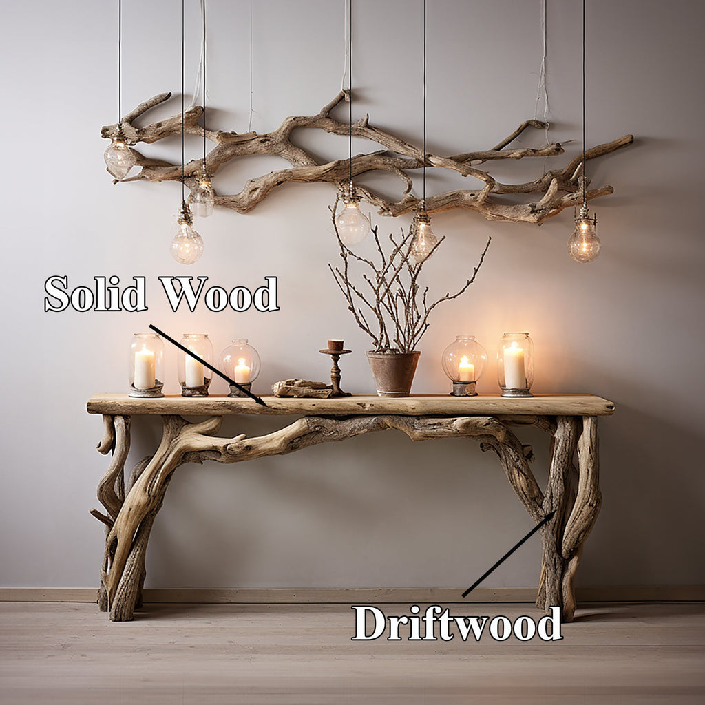Reclaimed Wood Console Table, solid wood, built to order