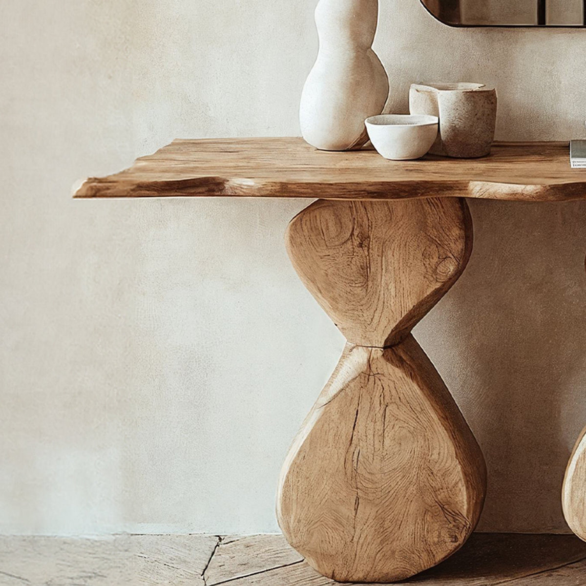 Entryway Console Table Solid, solid wood, built to order