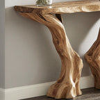 Live Edge Rustic Console Table, solid wood, built to order