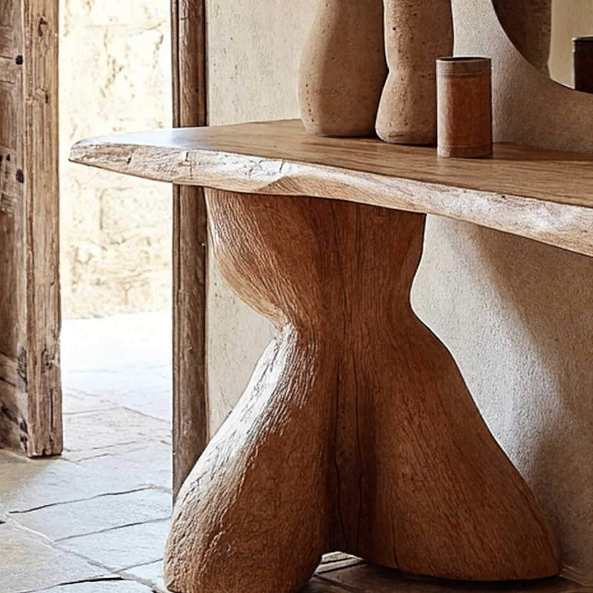 Entry Console Table Solid, solid wood, built to order