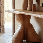 Entry Console Table Solid, solid wood, built to order